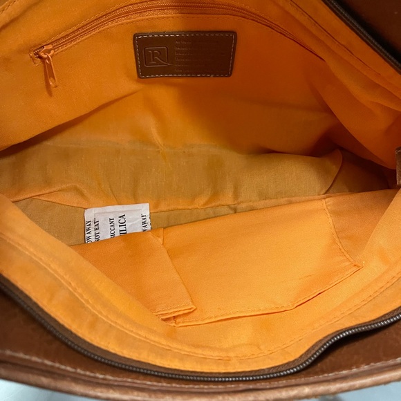 Fossil Relic Belize Woven Straw & Leather Tote NWT - Picture 10 of 12